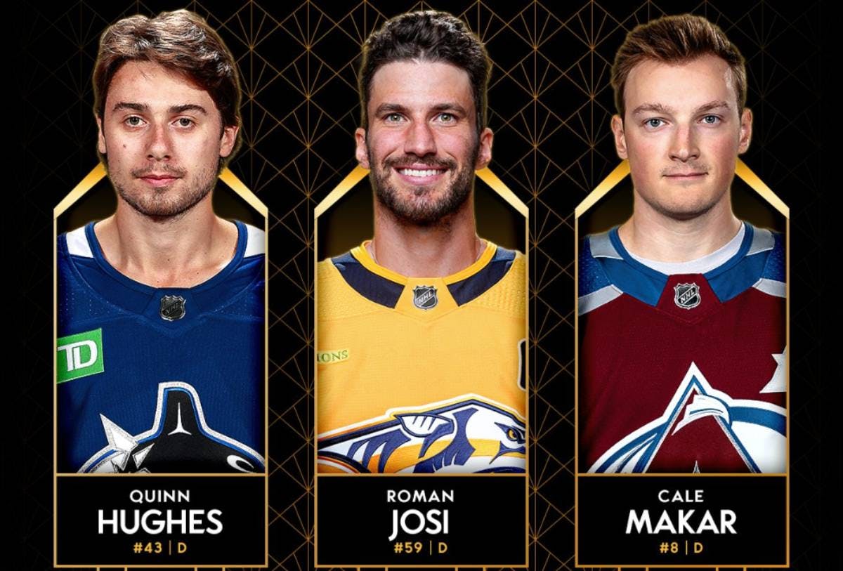 Hughes, Josi and Makar announced as 2023-24 Norris Trophy finalists