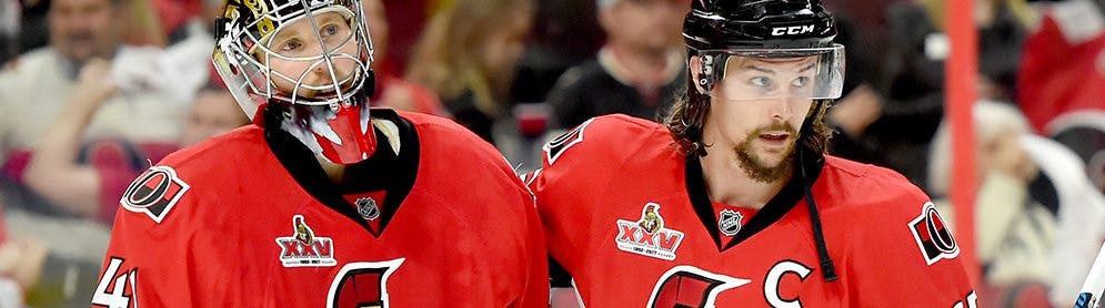 2016-17 Dion Phaneuf Ottawa Senators Game Worn Jersey - Ottawa