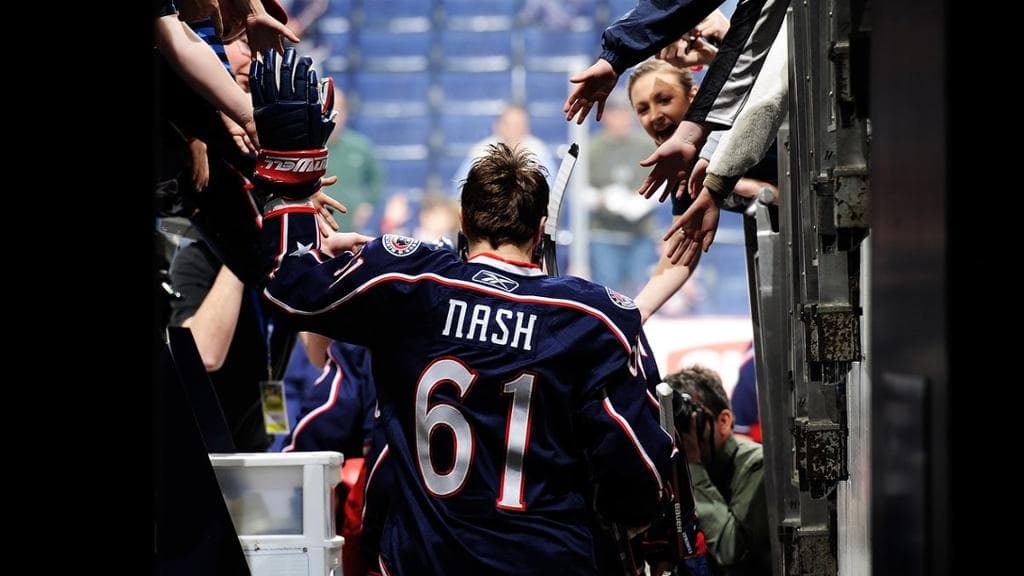 Rick nash columbus blue jackets clearance jersey