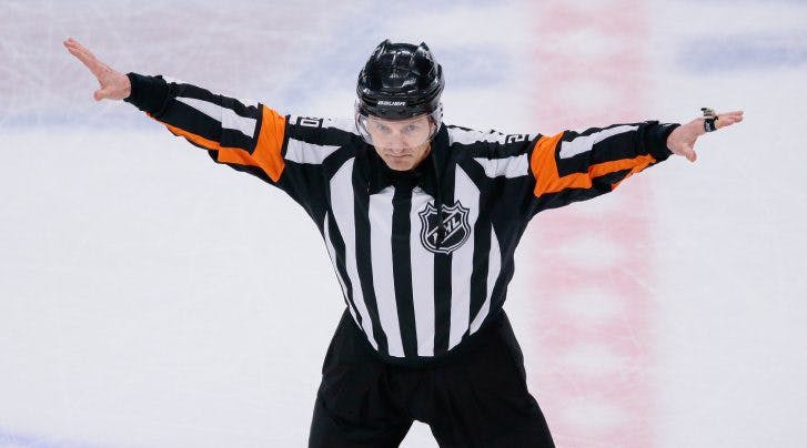 Frank Seravalli on X: #NHL announces that referee Tim Peel, who was caught  on a hot microphone on Tuesday night in Nashville discussing a call, will  no longer be working NHL games