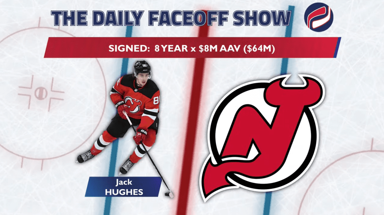 Devils sign Jack Hughes brother, Luke, to three-year contract
