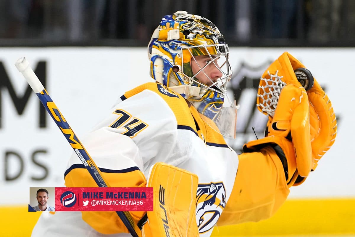 McKenna’s Matchup  of the Day: Apr. 5 – Marc-Andre Fleury vs. Juuse Saros