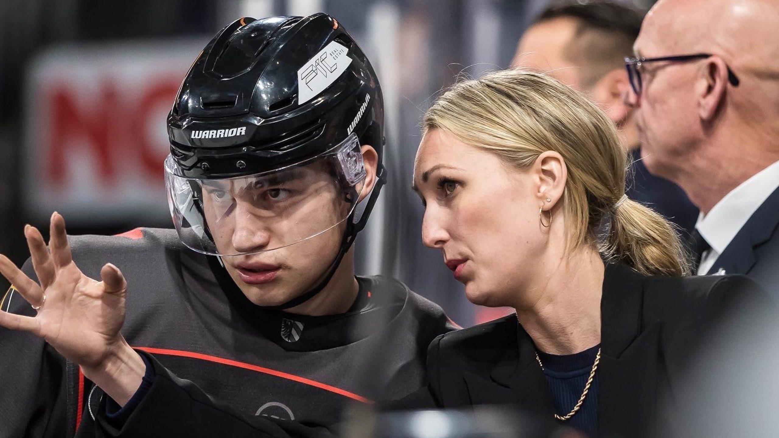 Coachella Valley Firebirds hire Jessica Campbell to be first woman  assistant coach in American Hockey League history - ABC7 Los Angeles