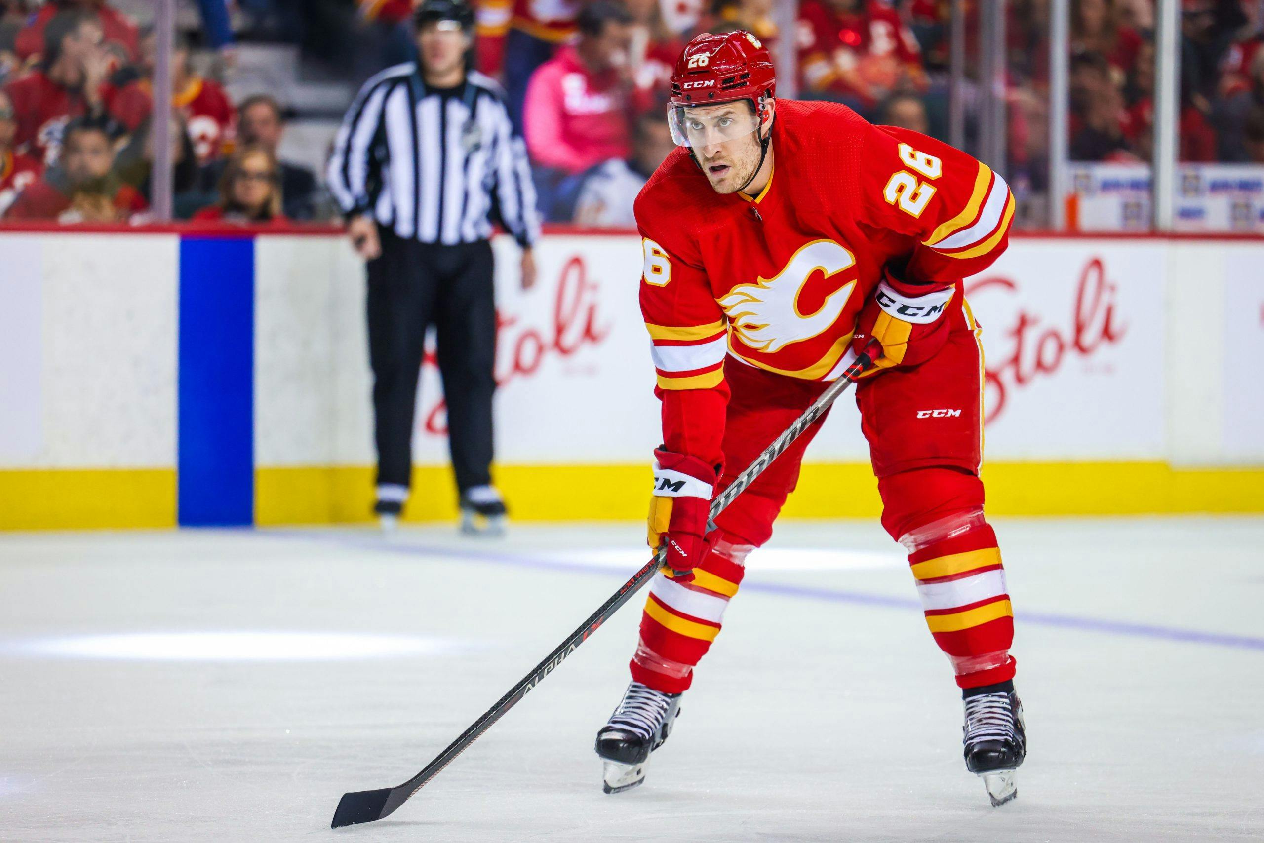 Calgary Flames Connor Mackey 3 Away 2022 Stanley Cup Final