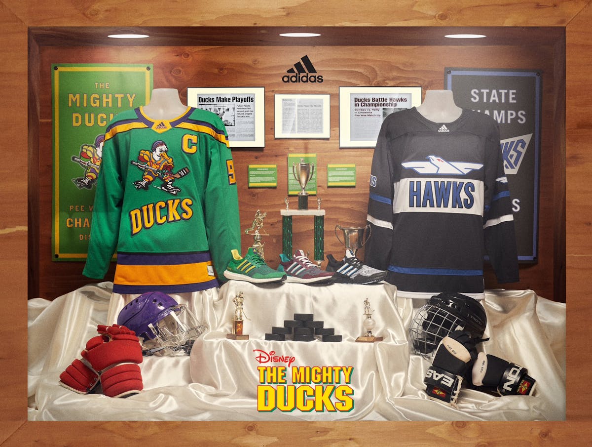 Adidas and Disney team up to release jerseys from the 1992 Mighty Ducks film  - Daily Faceoff