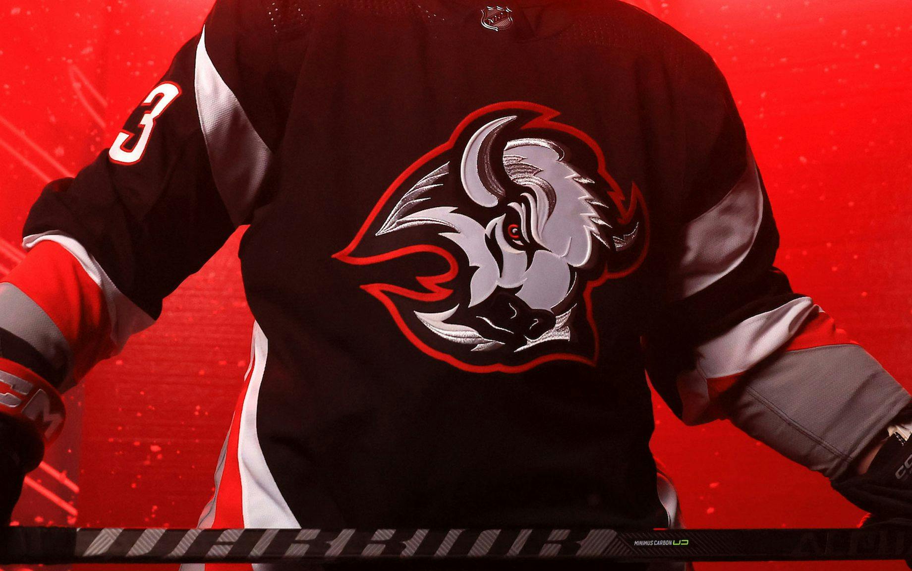 Buffalo Sabres reveal red, black and white Goat Head alternate jersey -  Daily Faceoff