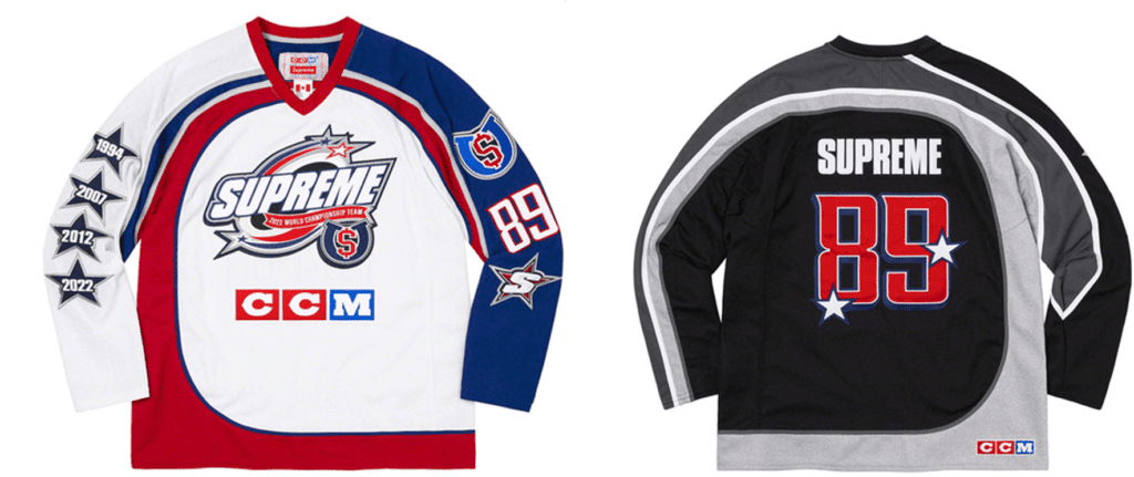 CCM Hockey Partners with Lifestyle Brand Supreme to Create Iconic All Stars Hockey  Jersey