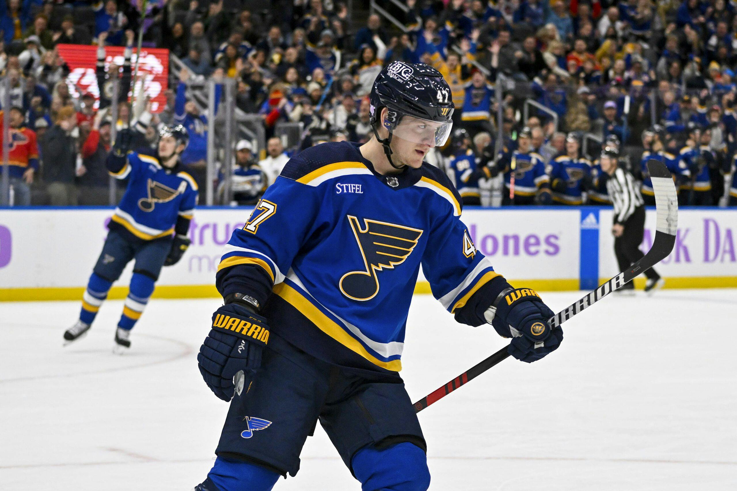 St. Louis Blues on X: UPDATE: Torey Krug will miss tonight's game with an  upper-body injury. PROJECTED LINEUP >>>  /  X