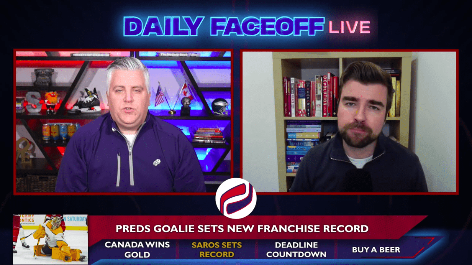 Daily Faceoff Live: 64-save performance from Juuse Saros