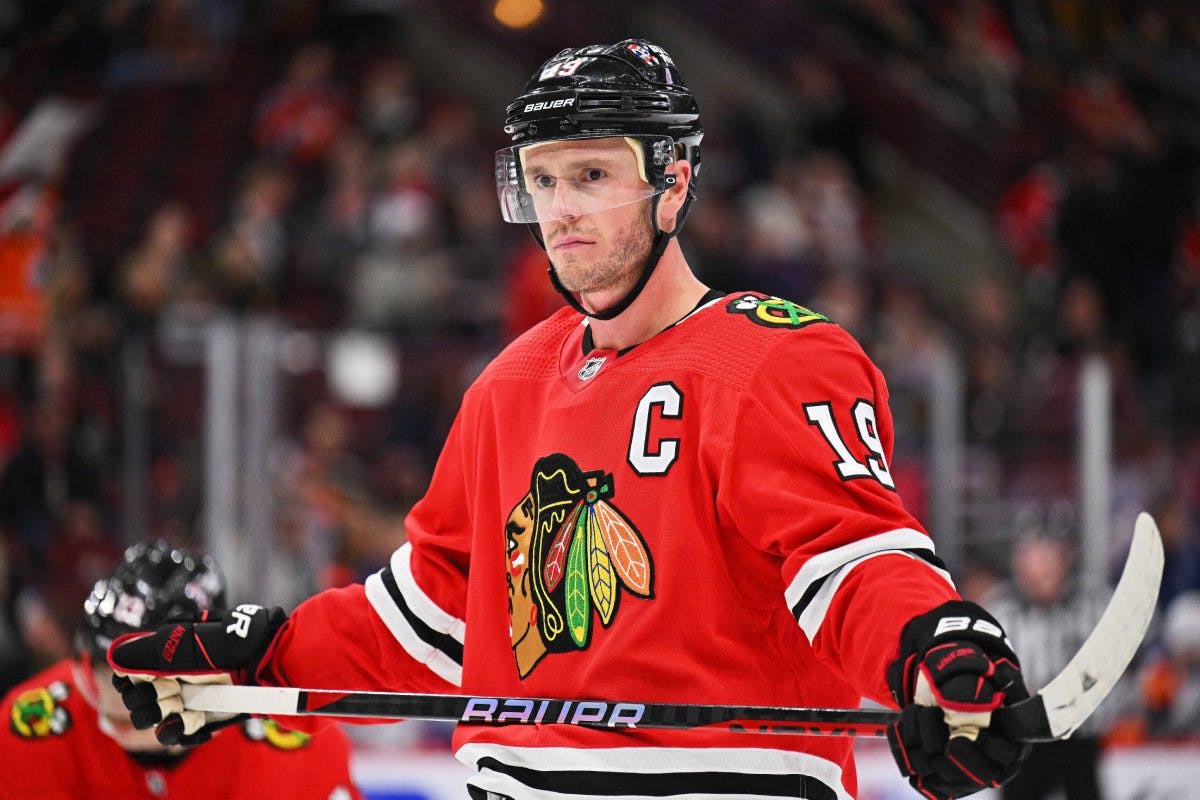 Jonathan Toews is not goal-oriented in the Stanley Cup Playoffs