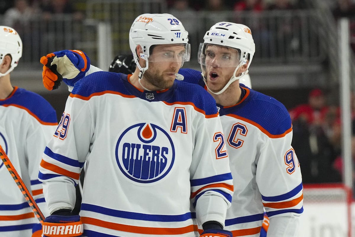 Oilers' Leon Draisaitl on pace to break record for most goals in