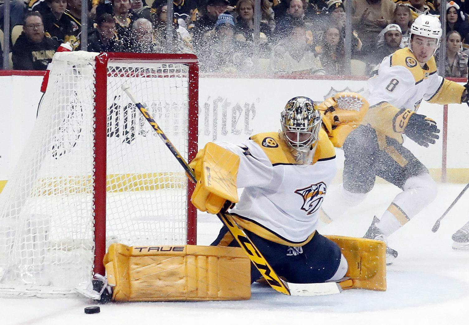 McKenna’s Matchup of the Day: Apr. 8 – Juuse Saros vs. Connor Hellebuyck