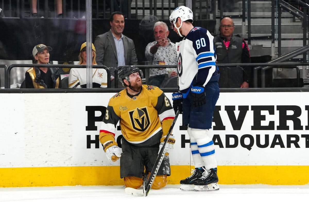 Golden Knights fall to Winnipeg Jets in NHL playoff opener