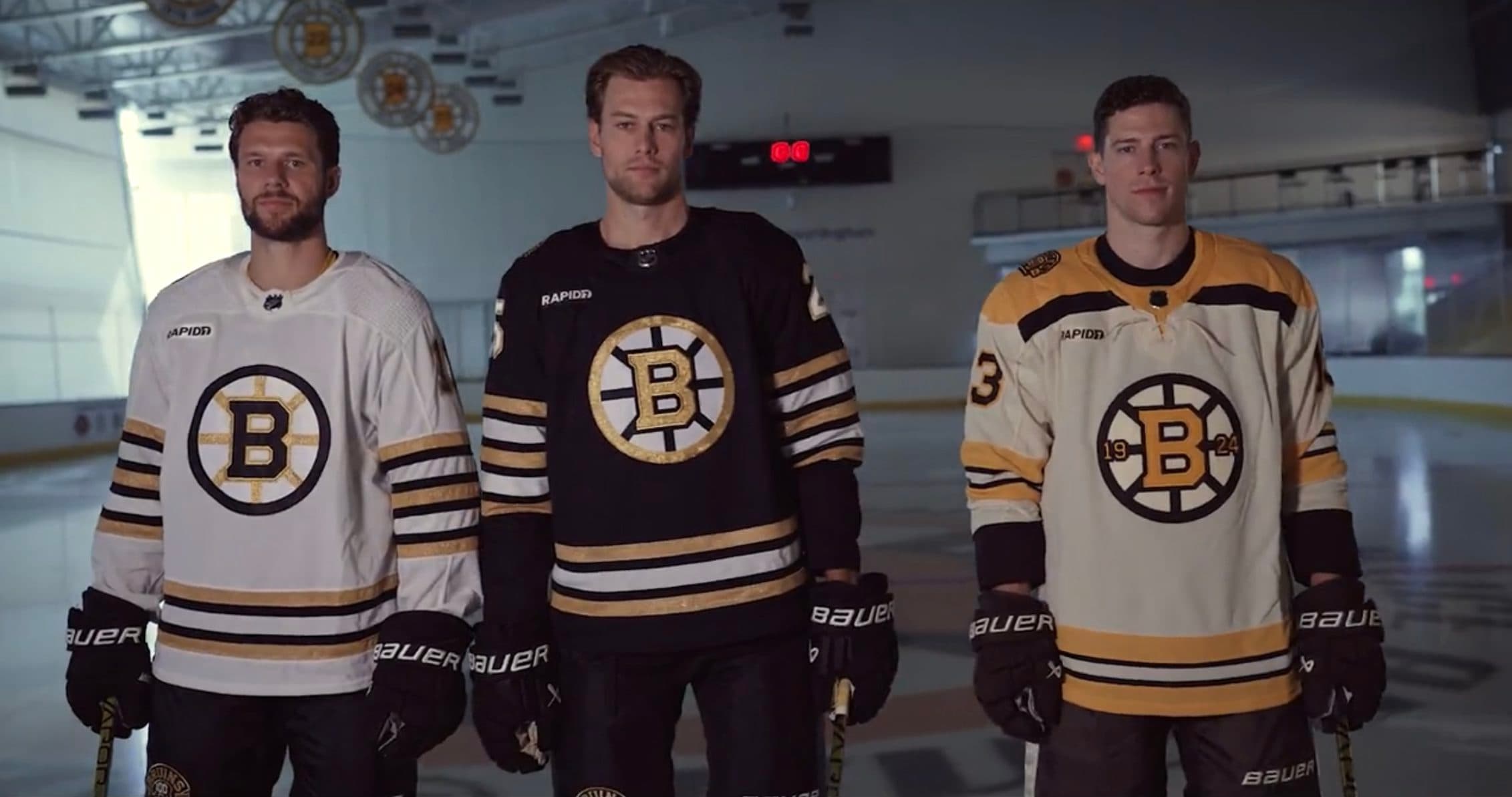 Bruins to introduce three new jerseys for 2023-24 season