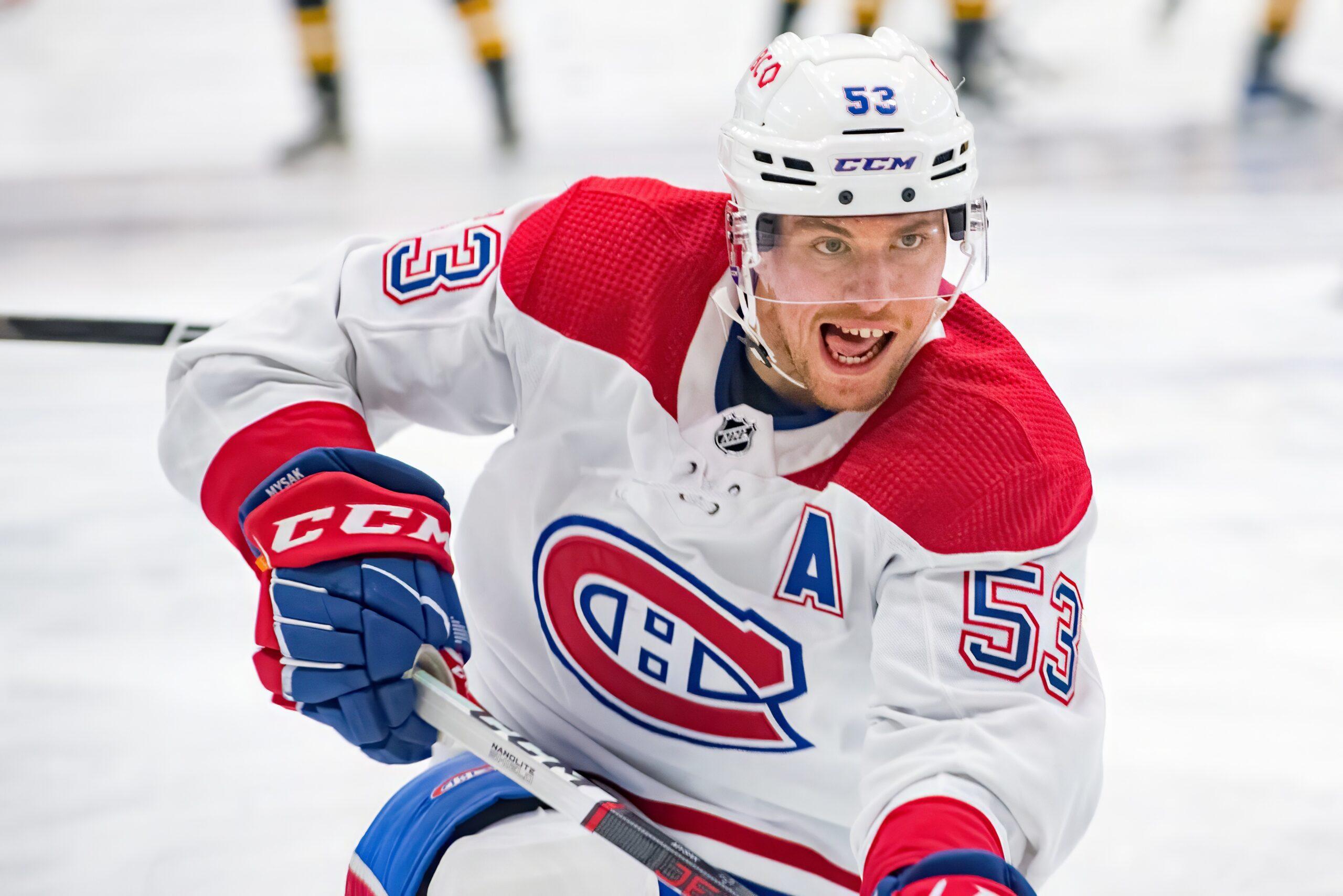 Montreal Canadiens trade Jan Mysak to Anaheim Ducks for Jacob Perreault