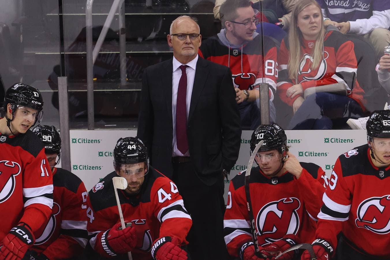 New jersey cheap devils player injured