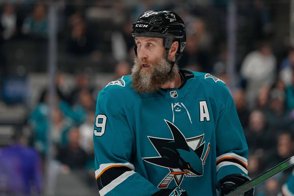 Social media post from Joe Thornton's wife indicates that his career