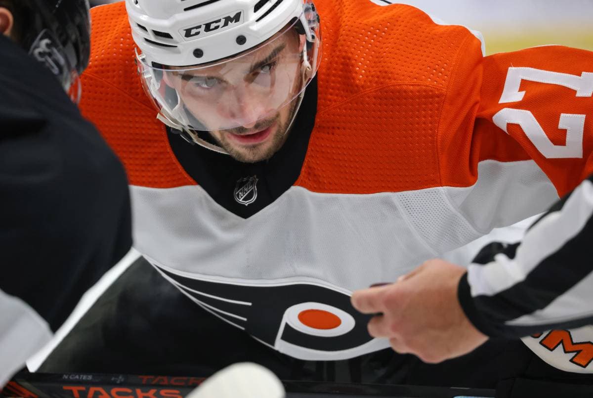 Flyers’ Noah Cates will be out 6-to-8 weeks with lower-body injury