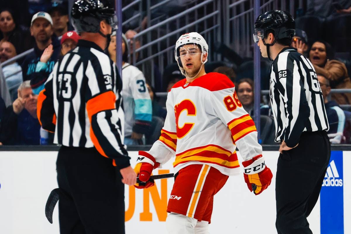 Calgary's Mangiapane Suspended One Game for Cross-Check