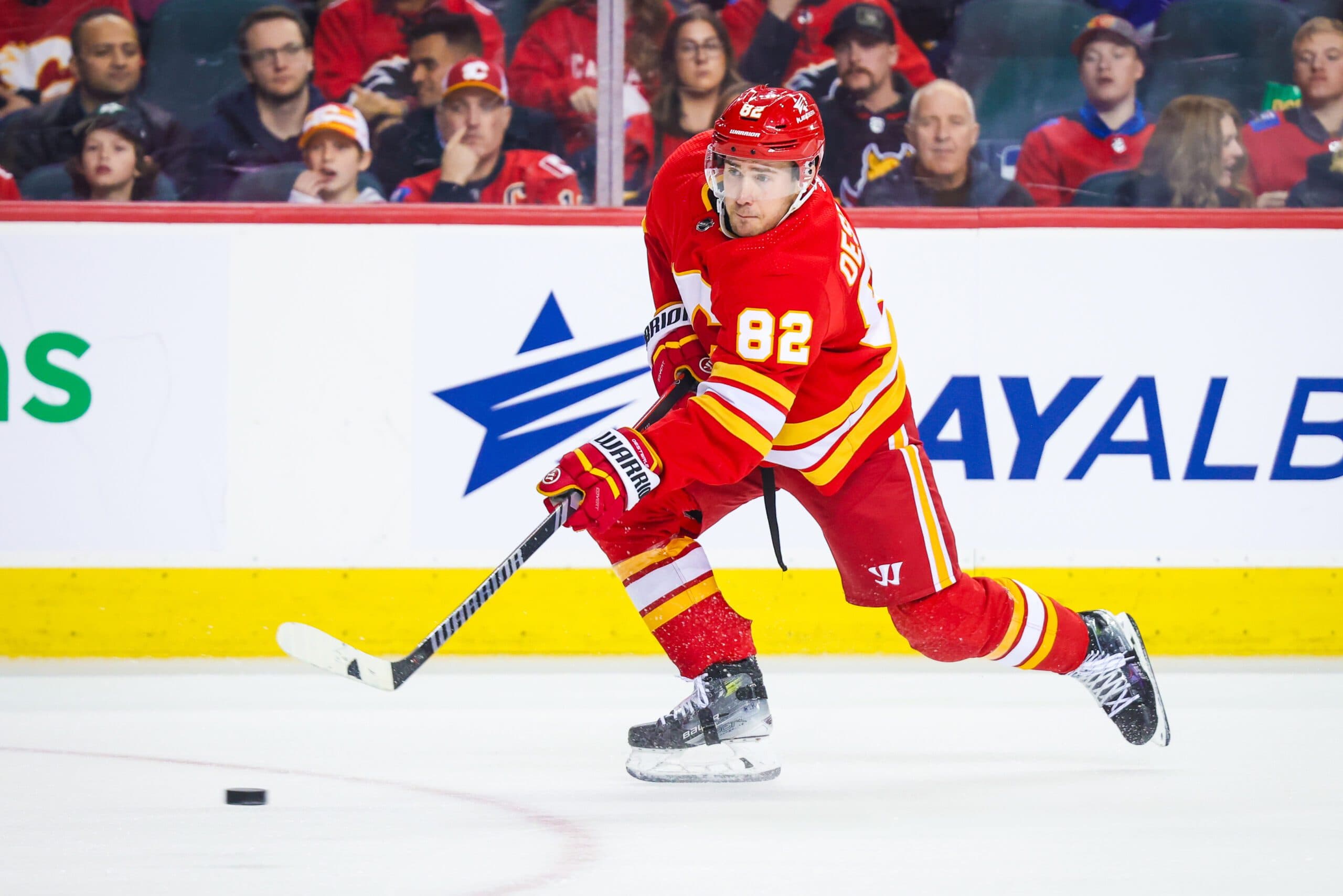 Calgary Flames place Jordan Oesterle on waivers