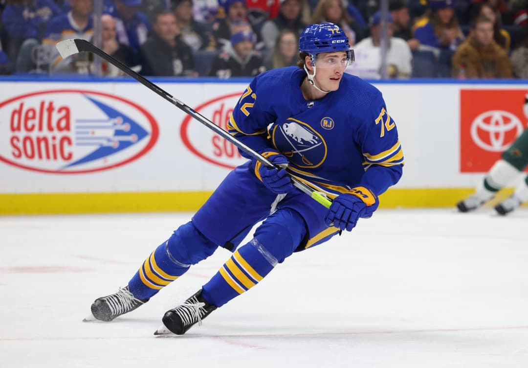 Buffalo Sabres Tage Thompson exits game vs. Tampa Bay Lightning lower ...