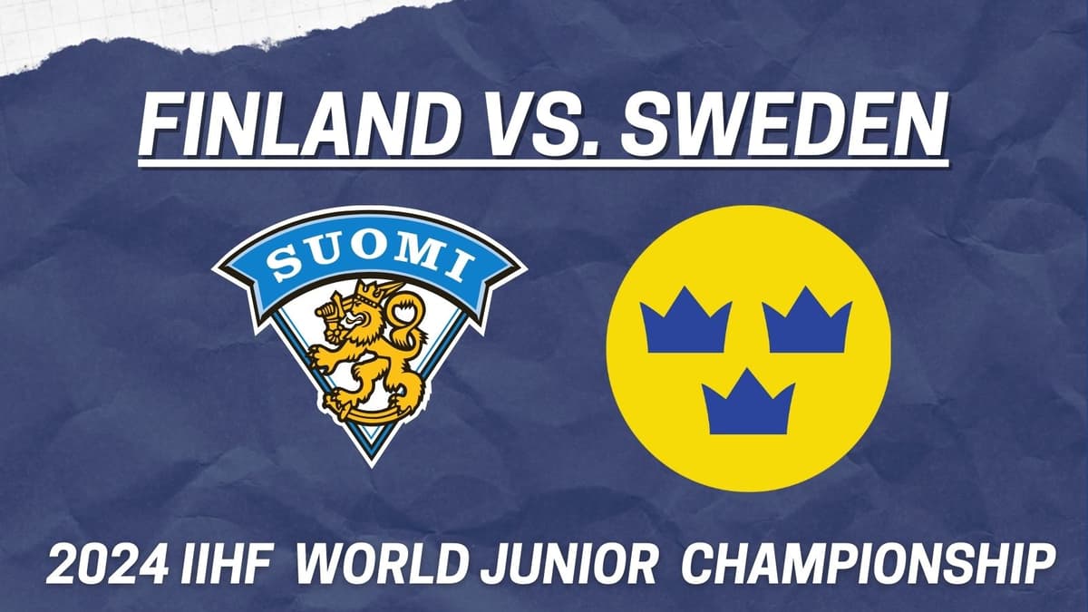 Top standouts from Finland vs. Sweden at 2024 World Junior Championship ...