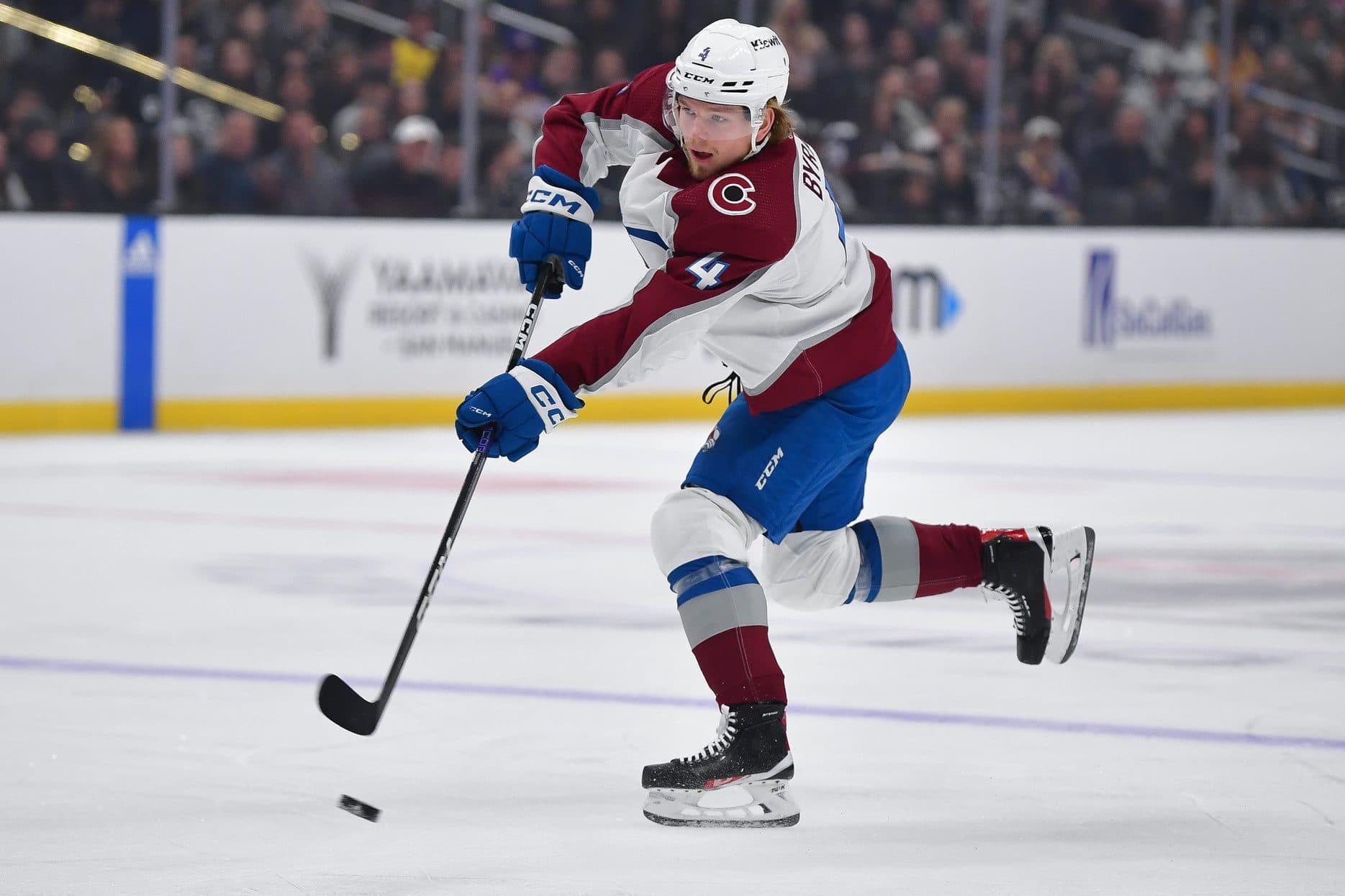 Colorado Avalanche’s Bowen Byram left game early with upper-body injury