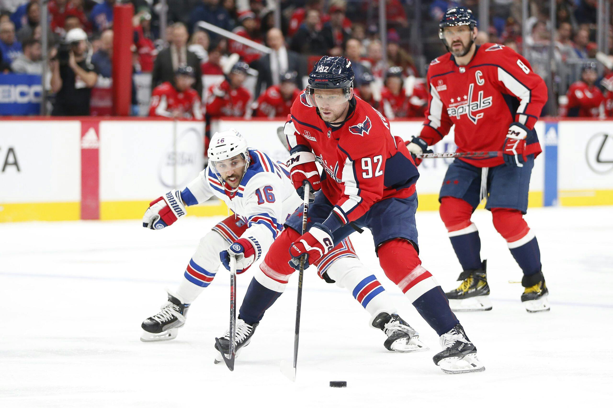 Washington Capitals forward Evgeny Kuznetsov out for game against Flyers due to illness