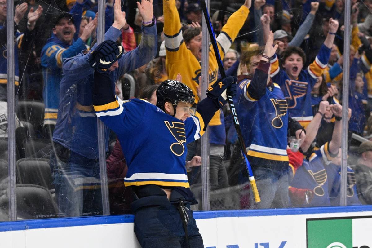 The St. Louis Blues are in the driver’s seat in the Western Conference wild-card race