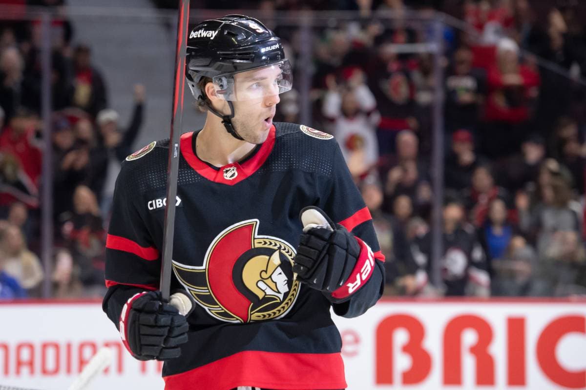 Senators’ Josh Norris fined $2,000 for embellishment