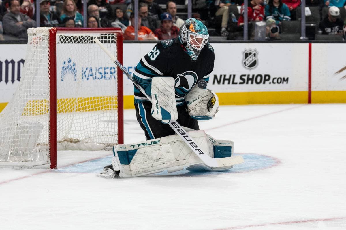 San Jose Sharks place goaltender Mackenzie Blackwood on injured reserve, call up Magnus Chrona from AHL