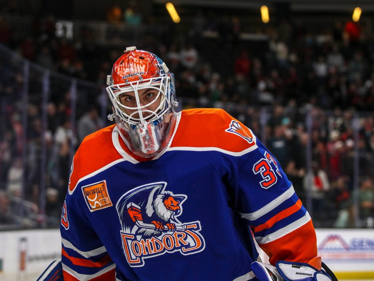 Edmonton Oilers sign goalie Olivier Rodrigue to one-year, two-way extension