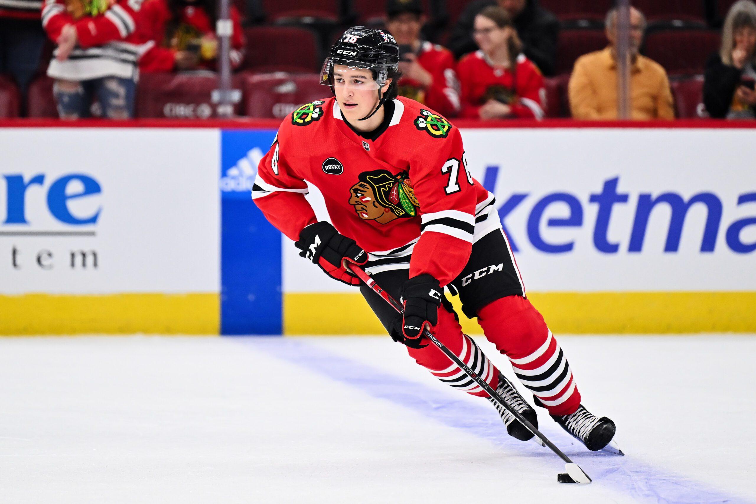 Chicago Blackhawks sign forward prospect Nick Lardis to entry-level contract