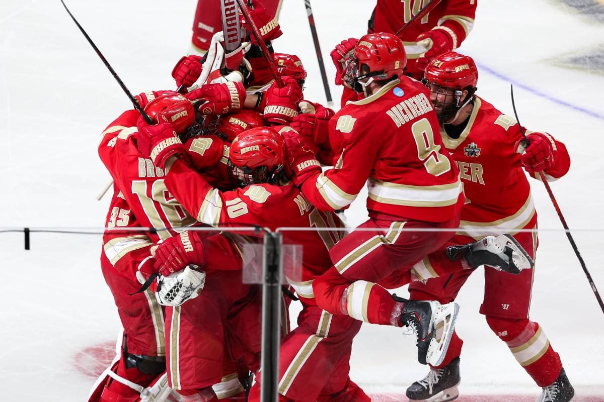 Denver and Boston College to play for Men’s Frozen Four championship on April 13