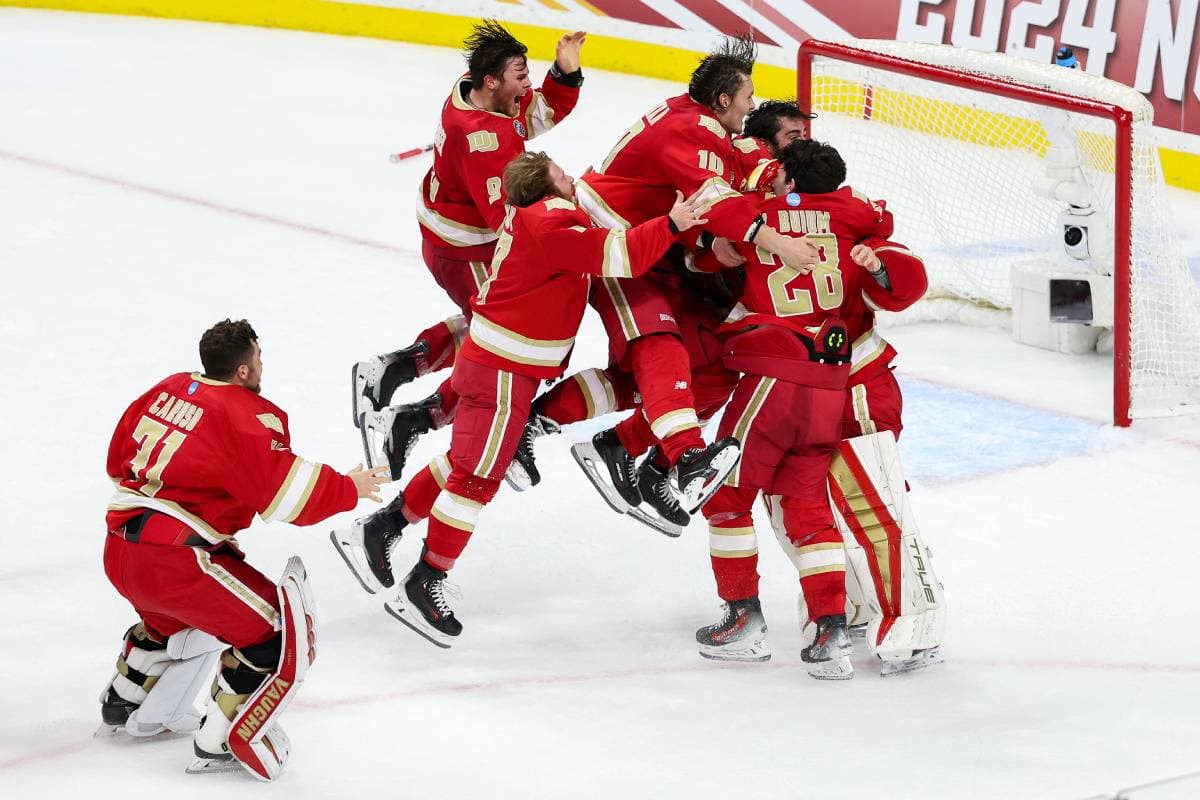 Denver beats Boston College to win record 10th NCAA Men’s Frozen Four Championship