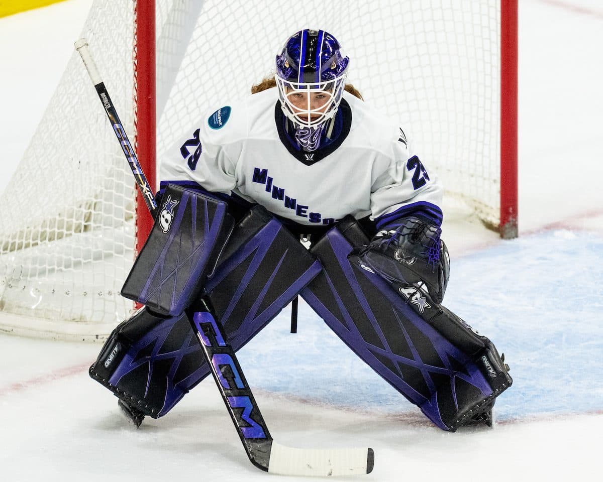 PWHL Minnesota goaltender Nicole Hensley