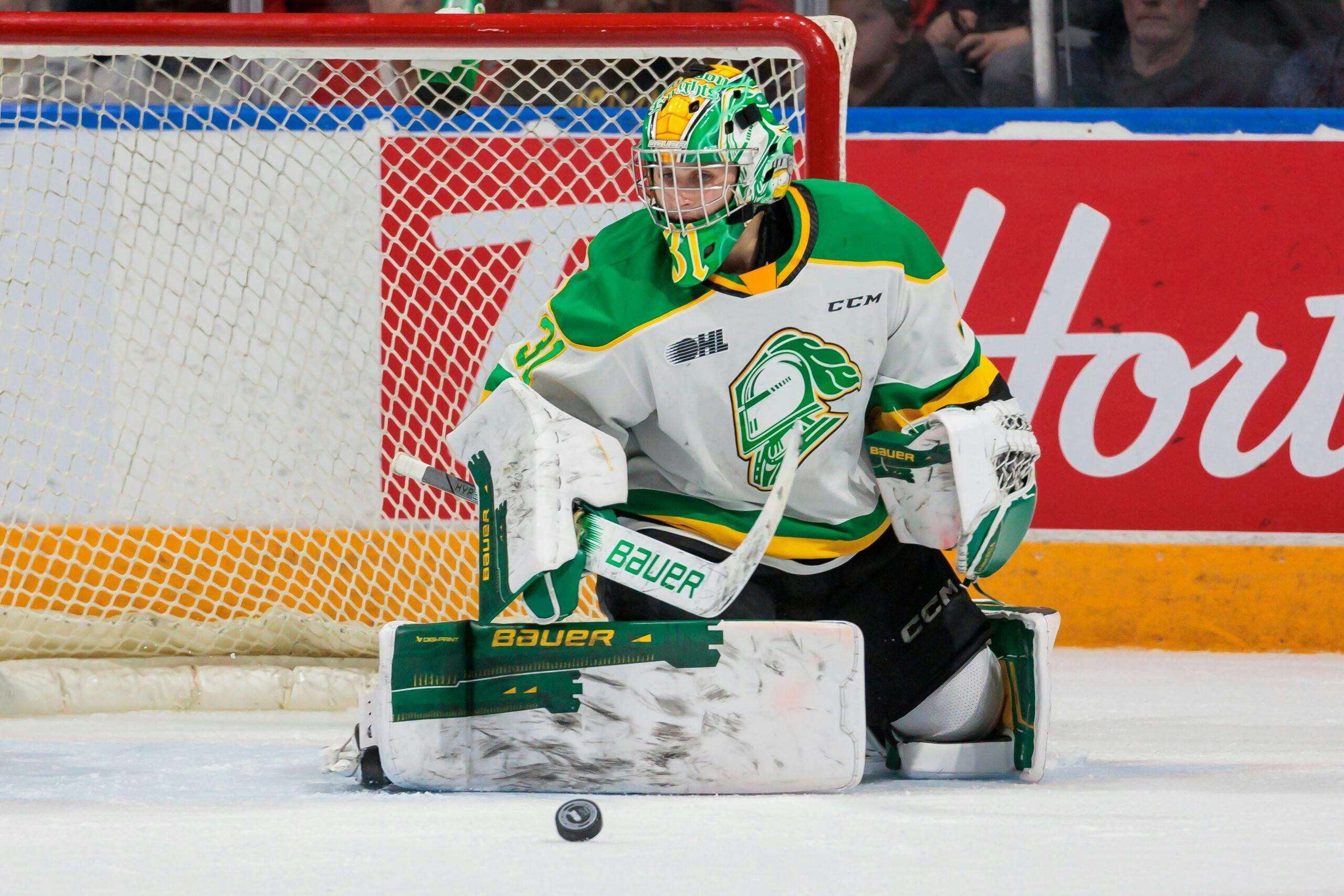 Michael Simpson with the London Knights