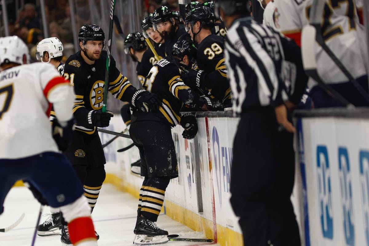 Bruins’ Marchand day-to-day with upper-body injury