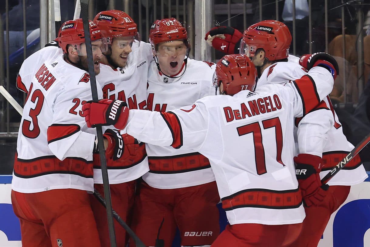 Carolina Hurricanes center Evgeny Kuznetsov