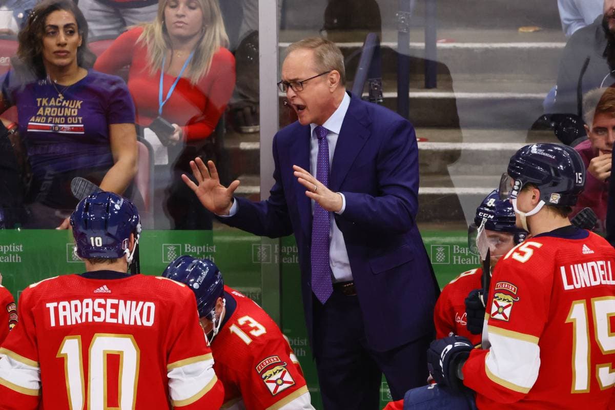 Florida Panthers head coach Paul Maurice