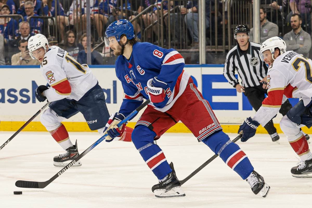 New York Rangers defenseman Jacob Trouba