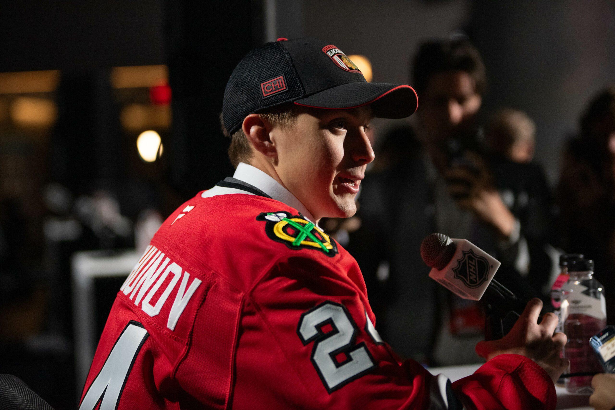 Chicago Blackhawks’ Artyom Levshunov out for few weeks with injury