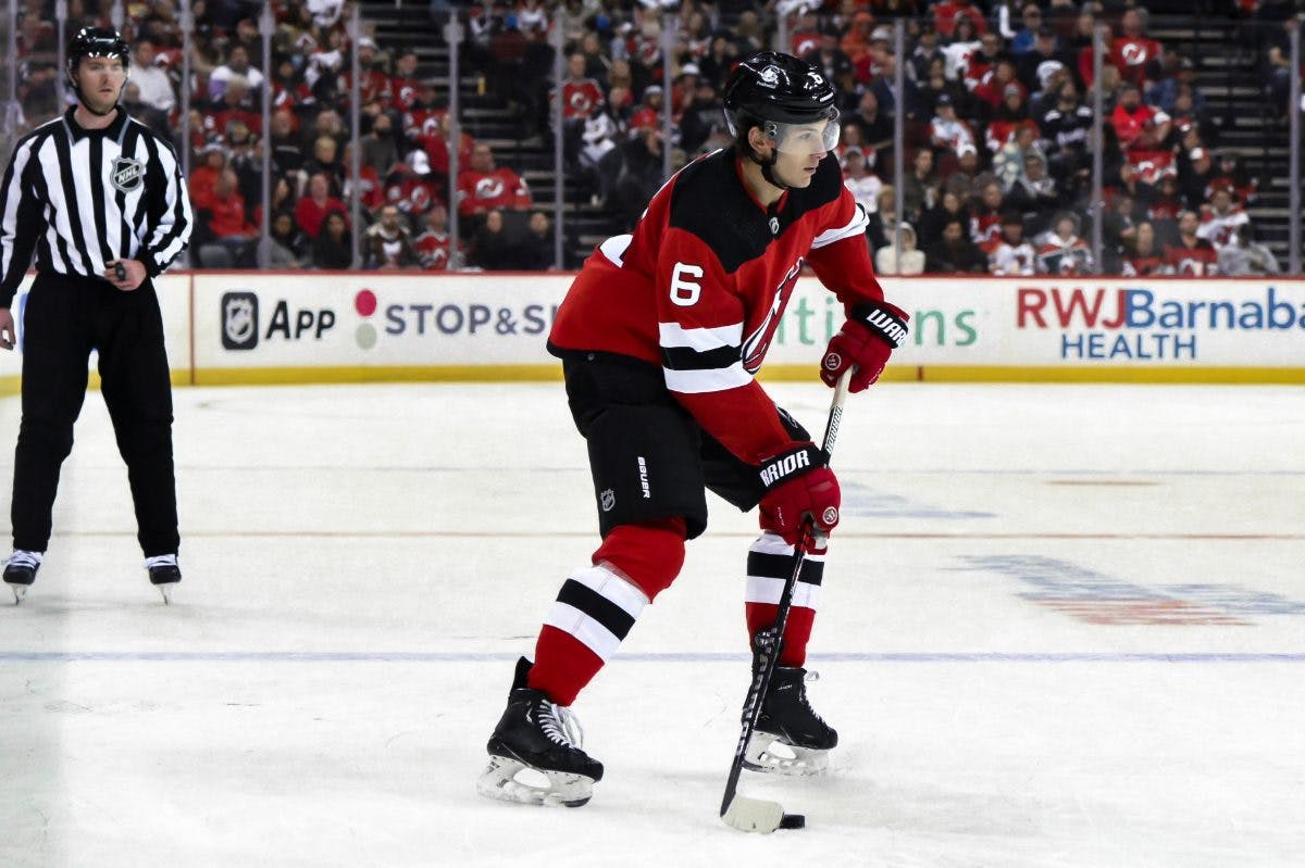 Utah Hockey Club defenseman John Marino