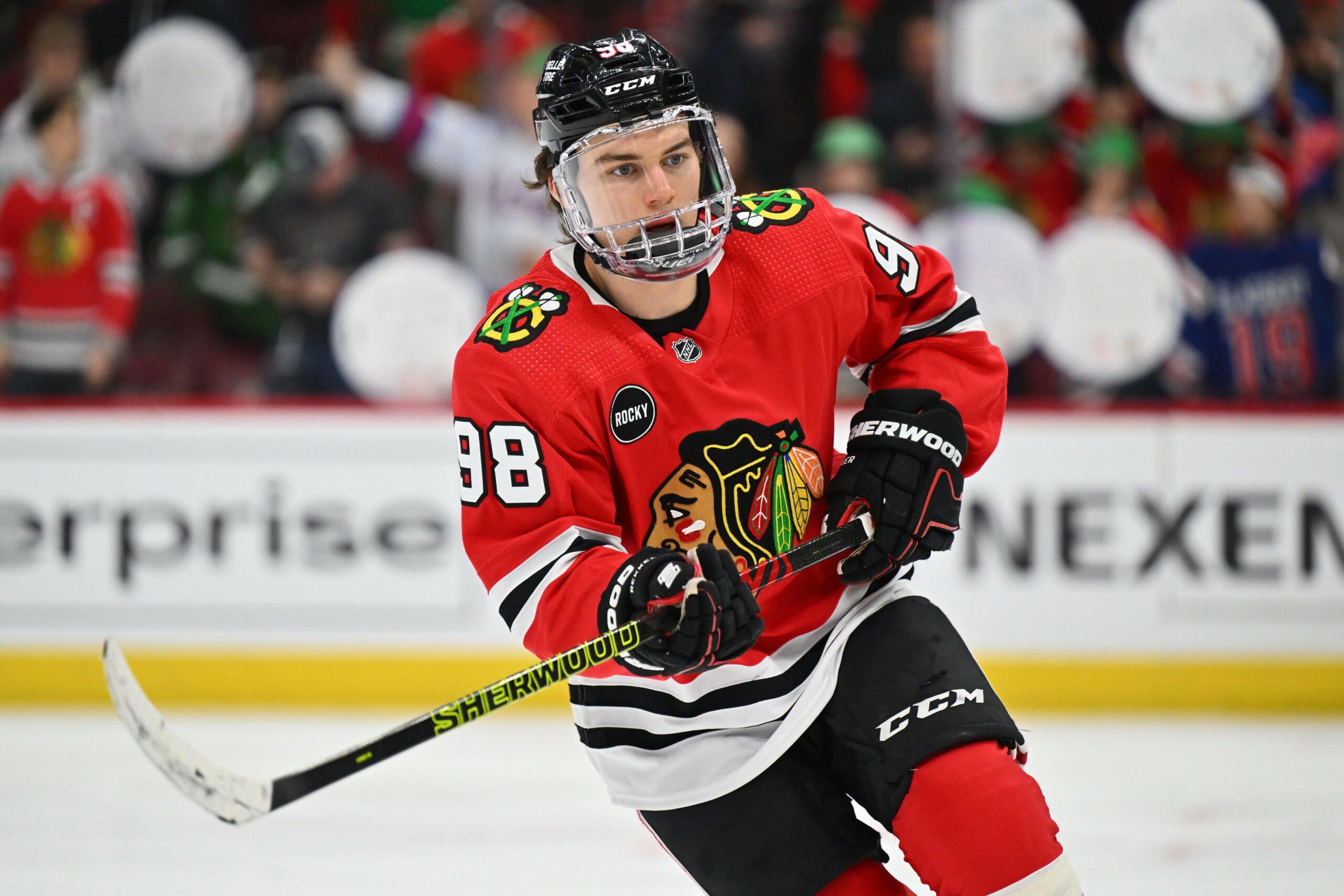 Chicago Blackhawks forward Connor Bedard named 2024 Calder Trophy winner