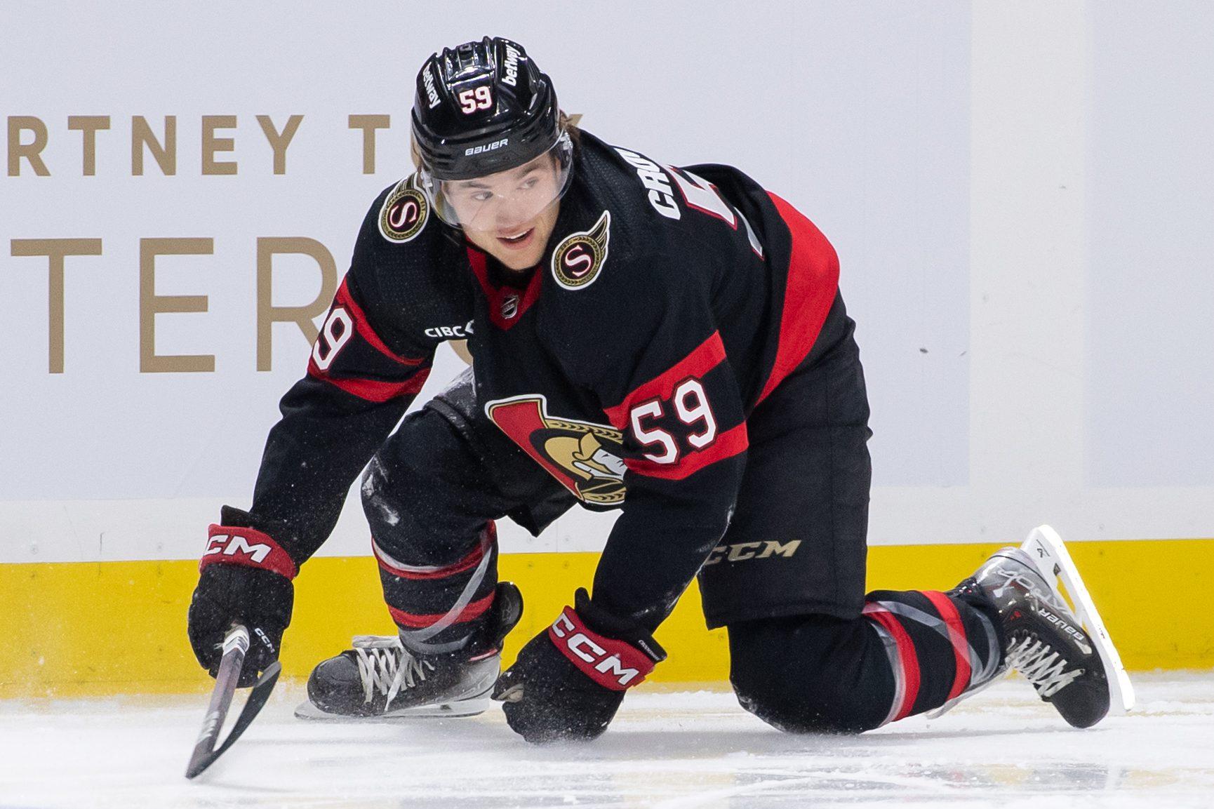 Ottawa Senators sign forward Angus Crookshank to one-year contract extension