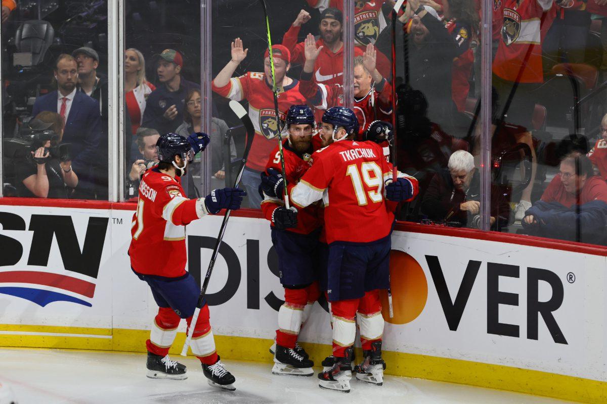 Florida Panthers forwards Sam Bennett and Matthew Tkachuk