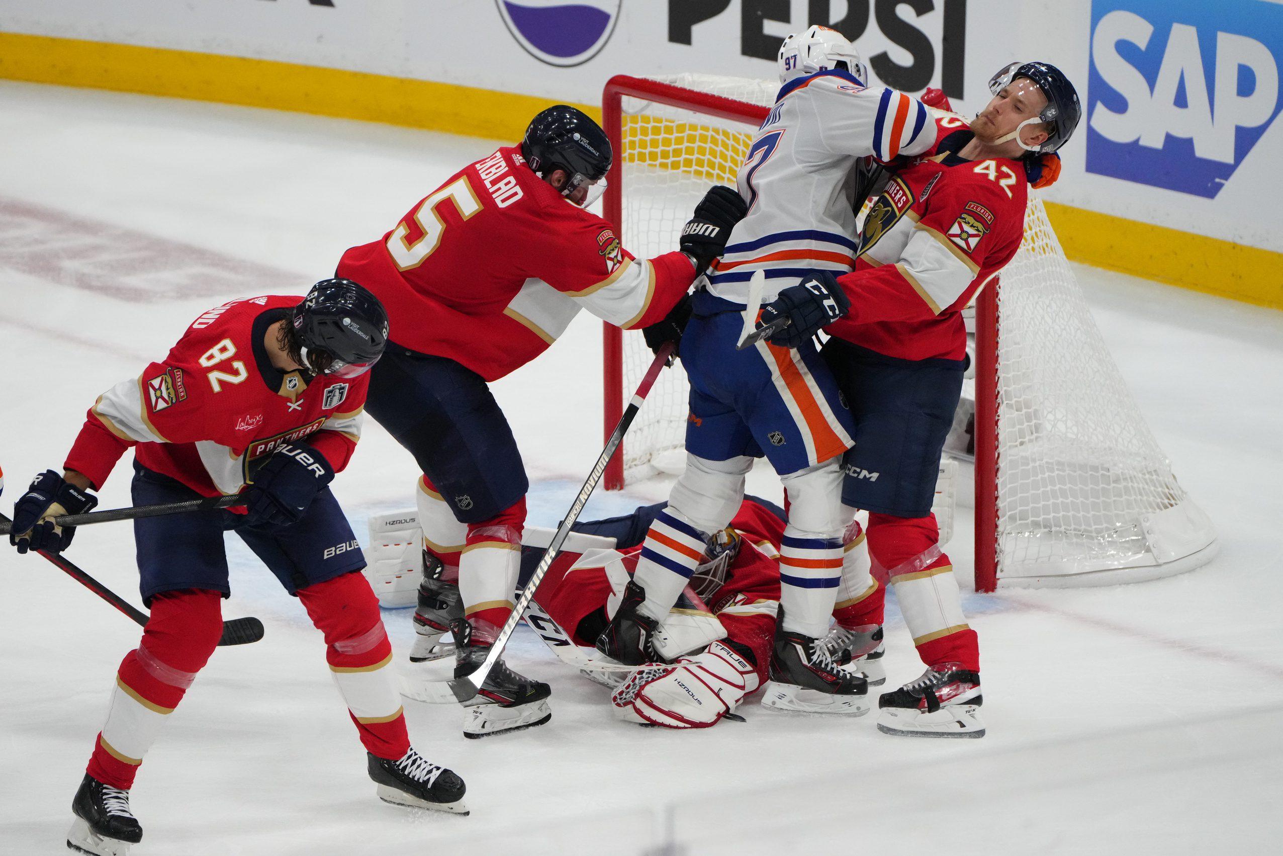 Gustav Forsling and Connor McDavid for Caesars Sportsbook promo code 6.14