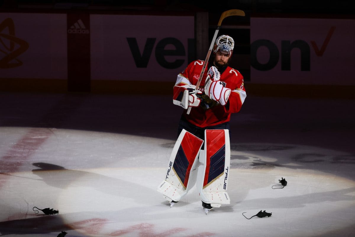 Florida Panthers goalie Sergei Bobrovsky