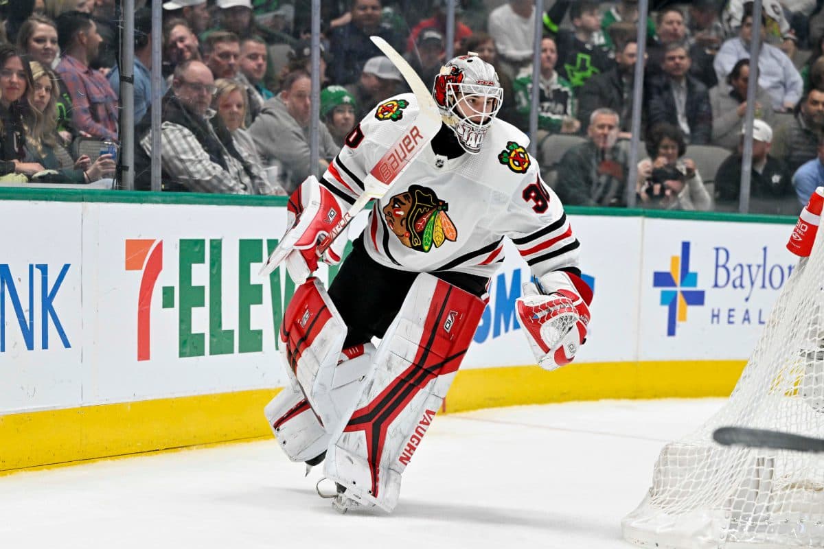 Utah Hockey Club goalie Jaxson Stauber