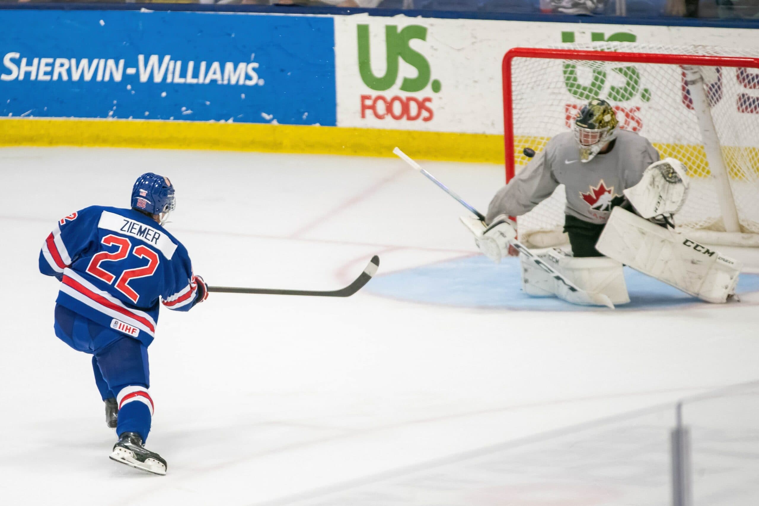 Brodie Ziemer and Carson Bjarnason (Steven Ellis/Daily Faceoff)